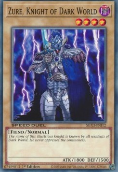 Zure, Knight of Dark World⁣ - Speed Duel GX: Duelists of Shadows⁣ (Common)⁣ [I12]