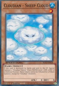 Cloudian - Sheep Cloud⁣ - Speed Duel GX: Duelists of Shadows⁣ (Common)⁣ [I24]