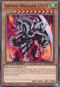 Armed Dragon LV10 (V.1 - Common)⁣ - Speed Duel GX: Duelists of Shadows⁣ (Common)⁣ [I27]
