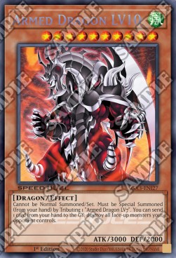 Armed Dragon LV10 (V.2 - Secret Rare) - Speed Duel GX: Duelists of Shadows (Secret Rare) [SGX3-I27]