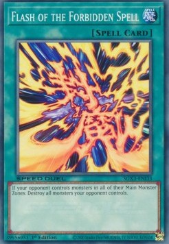 Flash of the Forbidden Spell⁣ - Speed Duel GX: Duelists of Shadows⁣ (Common)⁣ [I33]