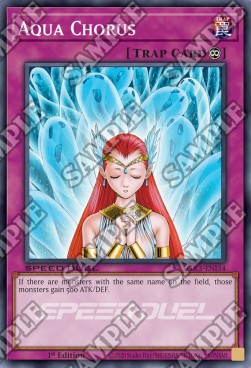 Aqua Chorus (V.2 - Secret Rare)⁣ - Speed Duel GX: Duelists of Shadows⁣ (Secret Rare)⁣ [I34]