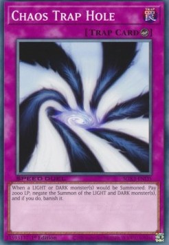 Chaos Trap Hole⁣ - Speed Duel GX: Duelists of Shadows⁣ (Common)⁣ [I35]