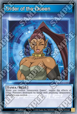 Order of the Queen (Skill)⁣ - Speed Duel GX: Duelists of Shadows⁣ (Common)⁣ [S12]