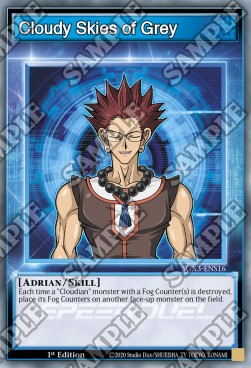 Cloudy Skies of Grey (Skill)⁣ - Speed Duel GX: Duelists of Shadows⁣ (Common)⁣ [S16]