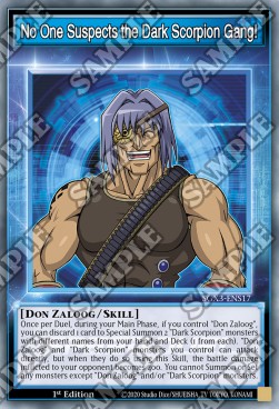 No One Suspects the Dark Scorpion Gang! (Skill)⁣ - Speed Duel GX: Duelists of Shadows⁣ (Common)⁣ [S17]