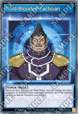 Cold-Blooded Tactician (Skill)⁣ - Speed Duel GX: Duelists of Shadows⁣ (Common)⁣ [S19]