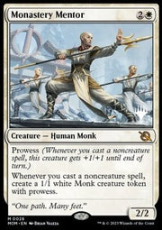 Monastery Mentor (V.2) - March of the Machine: Promos (Rare) [PMOM-28]
