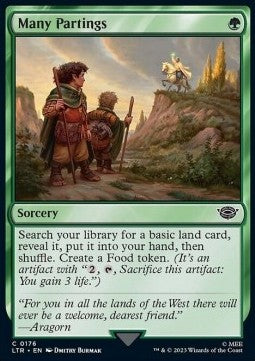 Many Partings - The Lord of the Rings: Tales of Middle-earth (Common) [LTR-176]