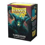 100 Dragon Shield Sleeves - Matte Turquoise