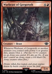 Warbeast of Gorgoroth - The Lord of the Rings: Tales of Middle-earth (Common) [LTR-152]