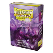 60 Small Dragon Shield Sleeves - Matte Dual Wraith