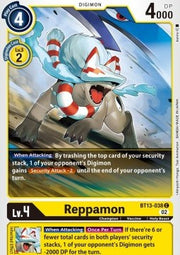 Reppamon (BT13-038)⁣ - Versus Royal Knights⁣ (Common)⁣ [038]