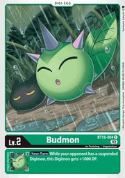 Budmon (BT13-004)⁣ - Versus Royal Knights⁣ (Uncommon)⁣ [004]