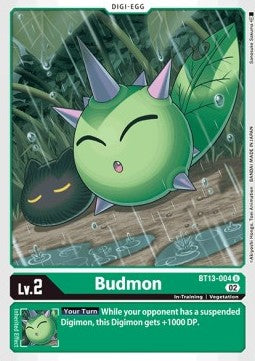 Budmon (BT13-004)⁣ - Versus Royal Knights⁣ (Uncommon)⁣ [004]