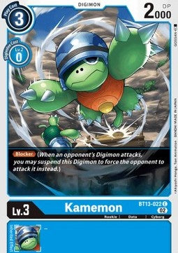 Kamemon (BT13-022)⁣ - Versus Royal Knights⁣ (Common)⁣ [022]