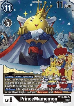 PrinceMamemon (BT13-074)⁣ - Versus Royal Knights⁣ (Uncommon)⁣ [074]