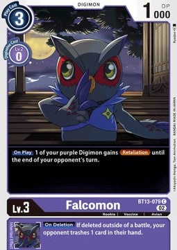 Falcomon (BT13-079)⁣ - Versus Royal Knights⁣ (Common)⁣ [079]