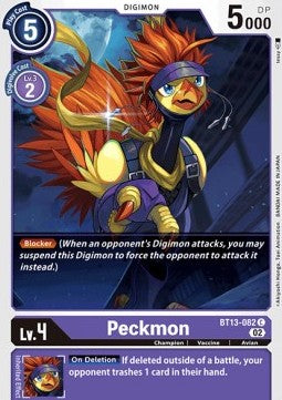 Peckmon (BT13-082)⁣ - Versus Royal Knights⁣ (Common)⁣ [082]