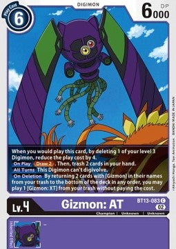 Gizmon: AT (BT13-083)⁣ - Versus Royal Knights⁣ (Common)⁣ [083]