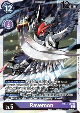 Ravemon (BT13-089)⁣ - Versus Royal Knights⁣ (Rare)⁣ [089]