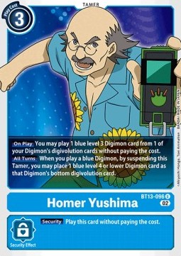 Homer Yushima (BT13-096)⁣ - Versus Royal Knights⁣ (Uncommon)⁣ [096]
