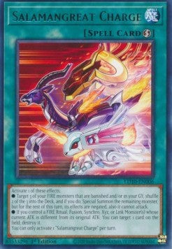 Salamangreat Charge⁣ - Legendary Duelists: Soulburning Volcano⁣ (Rare)⁣ [006]