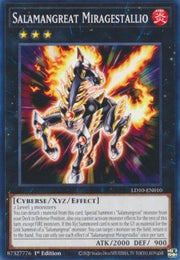 Salamangreat Miragestallio⁣ - Legendary Duelists: Soulburning Volcano⁣ (Common)⁣ [010]