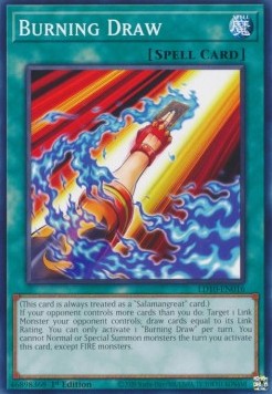 Burning Draw⁣ - Legendary Duelists: Soulburning Volcano⁣ (Common)⁣ [016]