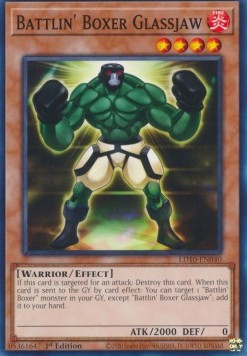 Battlin' Boxer Glassjaw⁣ - Legendary Duelists: Soulburning Volcano⁣ (Common)⁣ [040]