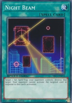 Night Beam (V.1 - Common) - Speed Duel: Streets of Battle City (Common) [SBC1-F14]