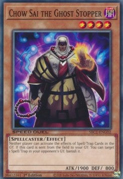 Chow Sai the Ghost Stopper⁣ - Speed Duel: Streets of Battle City⁣ (Common)⁣ [G02]