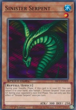 Sinister Serpent⁣ - Speed Duel: Streets of Battle City⁣ (Common)⁣ [H09]
