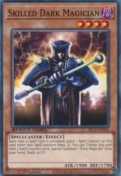 Skilled Dark Magician⁣ - Speed Duel: Streets of Battle City⁣ (Common)⁣ [A02]