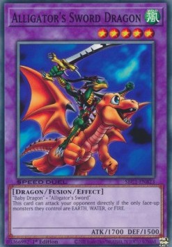 Alligator's Sword Dragon⁣ - Speed Duel: Streets of Battle City⁣ (Common)⁣ [B23]