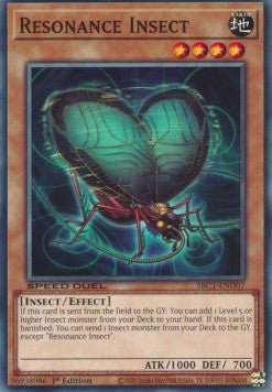 Resonance Insect⁣ - Speed Duel: Streets of Battle City⁣ (Common)⁣ [D07]