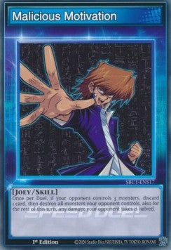 Malicious Motivation (Skill)⁣ - Speed Duel: Streets of Battle City⁣ (Common)⁣ [S17]