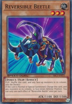 Reversible Beetle⁣ - Speed Duel: Streets of Battle City⁣ (Common)⁣ [I11]
