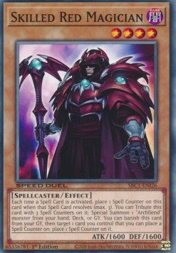 Skilled Red Magician⁣ - Speed Duel: Streets of Battle City⁣ (Common)⁣ [I26]
