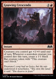 Gnawing Crescendo⁣ - Wilds of Eldraine⁣ (Common)⁣ [131]