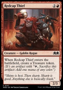 Redcap Thief⁣ - Wilds of Eldraine⁣ (Common)⁣ [147]