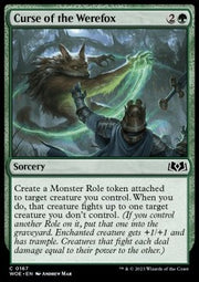 Curse of the Werefox⁣ - Wilds of Eldraine⁣ (Common)⁣ [167]