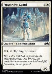 Frostbridge Guard⁣ - Wilds of Eldraine⁣ (Common)⁣ [14]