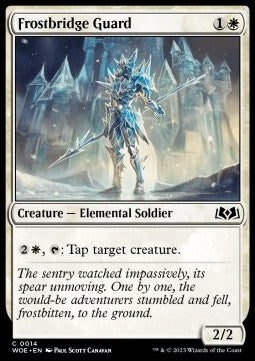 Frostbridge Guard⁣ - Wilds of Eldraine⁣ (Common)⁣ [14]