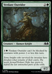 Verdant Outrider⁣ - Wilds of Eldraine⁣ (Common)⁣ [196]