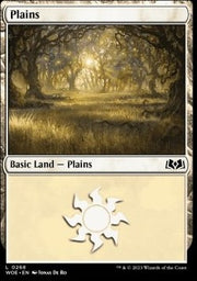 Plains (V.3)⁣ - Wilds of Eldraine⁣ (Land)⁣ [268]