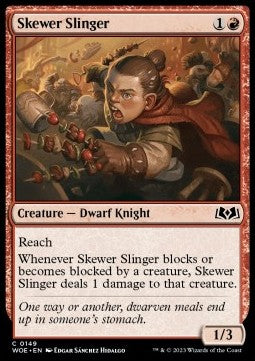 Skewer Slinger⁣ - Wilds of Eldraine⁣ (Common)⁣ [149]