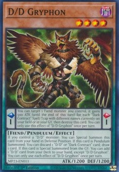 D/D Gryphon⁣ - 25th Anniversary Tin: Dueling Heroes Mega Pack⁣ (Common)⁣ [011]