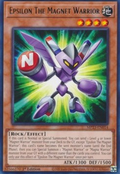 Epsilon The Magnet Warrior⁣ - 25th Anniversary Tin: Dueling Heroes Mega Pack⁣ (Rare)⁣ [014]