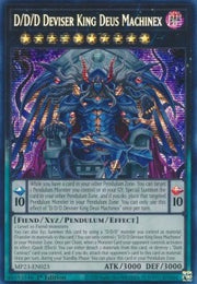 D/D/D Deviser King Deus Machinex⁣ - 25th Anniversary Tin: Dueling Heroes Mega Pack⁣ (Secret Rare)⁣ [023]